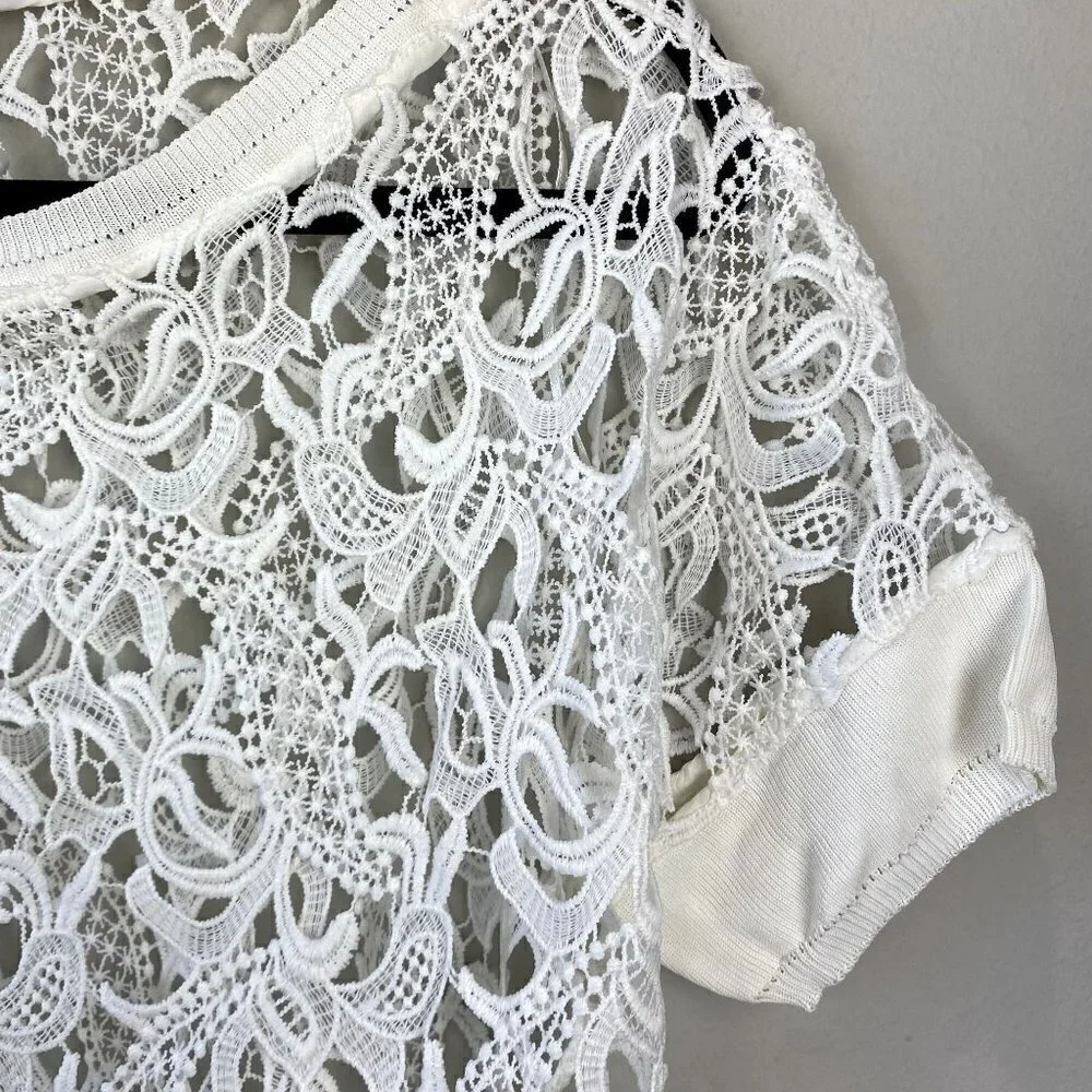 Zara crochet cropped